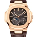 Patek Philippe Nautilus Moon Phase Rose Gold Watch
