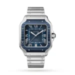 Cartier Santos de Cartier Men Automatic Blue Stainless Steel Watch WSSA0048 Watches for sales | RepTime