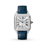 Cartier Santos-Dumont Men Quartz Silver Alligator Watch WSSA0022 Watches for sales | RepTime