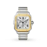 Cartier Santos de Cartier Men Automatic Silver Stainless Steel Watch W2SA0008 Watches for sales | RepTime