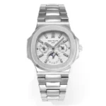 Patek Philippe Silver Nautilus Watch Watches for sales | RepTime