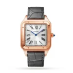 Cartier Santos-Dumont Men Automatic Silver 18ct Rose Gold Watch WGSA0032 Watches for sales | RepTime