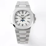 Patek Philippe Nautilus Silver Annual Calendar