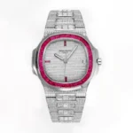 Patek Philippe White Gold Ruby Nautilus