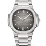 Patek Philippe Ladies Nautilus Gray Dial Stainless Steel