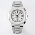 Patek Philippe Silver Nautilus Chronograph