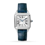 Cartier Santos-Dumont Women Quartz Silver Alligator Watch WSSA0023 Watches for sales | RepTime
